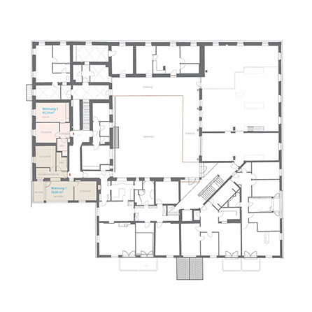 Ferienwohnungen Übersicht Obergeschoss | Häuplhof Attersee