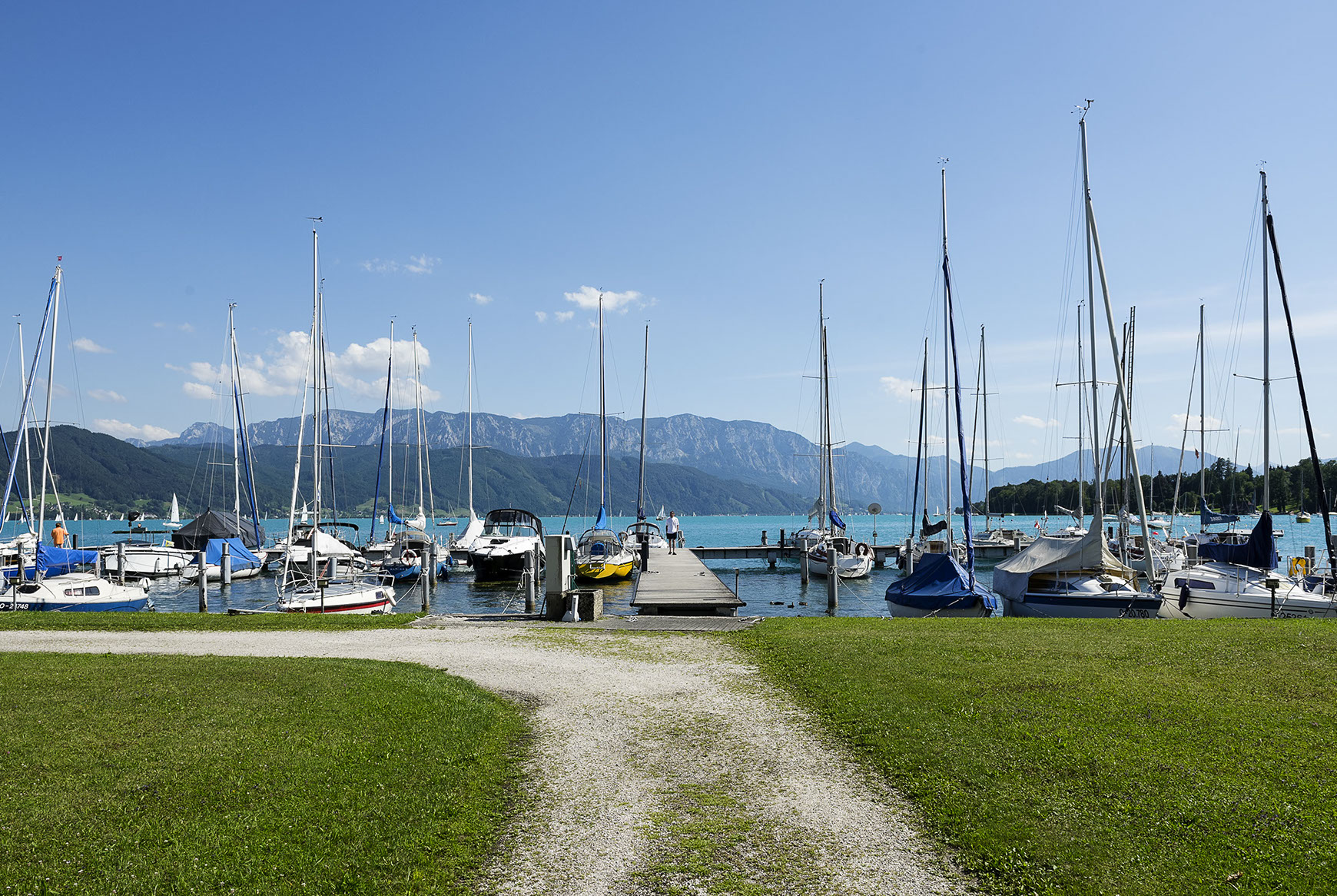 Yachthafen im Häuplhof direkt am Attersee © costadedoi