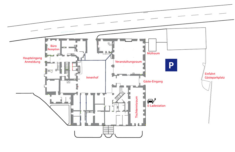 Ferienwohnungen Übersicht Erdgeschoss | Häuplhof Attersee